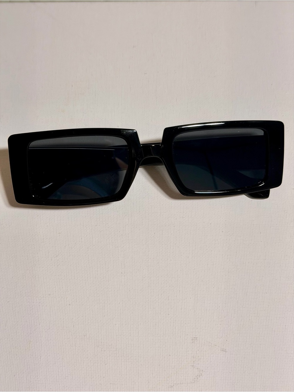 Black Rectangular Women's Sunglasses